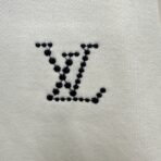 Louis Vuitton Cotton Hoodie in white, featuring a Monogram motif - Image 10