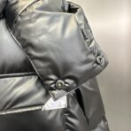 Prada Re-Nylon Hooded Down Jacket Black - Image 4