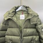 Moncler Maya Down Jacket In Olive Green Nylon - Image 5