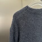 Louis Vuitton LV Intarsia Crewneck in navy, made from a wool and polyamide blend - Image 10