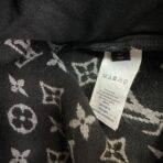 Louis Vuitton Monogram Jacquard Fleece in a black and white colorway. - Image 8