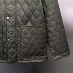 Burberry Quilted Nylon Barn Jacket Olive Green - Image 7