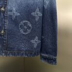 Louis Vuitton organic denim workwear overshirt with a tonal gradient effect - Image 13