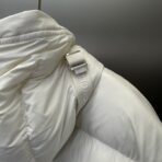 Moncler Medium Puffer Jacket White - Image 7