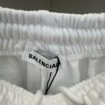 Balenciaga Political Campaign cotton-jersey shorts in White - Image 9