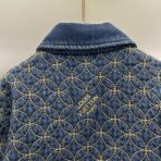 Louis Vuitton Embroidered Denim Blouson jacket from the Fall-Winter 2025 collection - Image 11