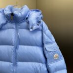 Moncler Down Jacket Baby Blue - Image 3