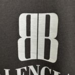 Balenciaga logo-print Cotton T-shirt | Black - Image 8