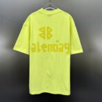 Balenciaga New Tape Type T-shirt Medium Fit in Yellow - Image 17