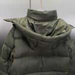 Burberry Side Logo Down Jacket Khaki - Image 5