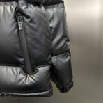 Prada Re-Nylon Hooded Down Jacket Black - Image 6