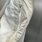 Prada Cotton-Blend Blouson Jacket Beige - Image 5