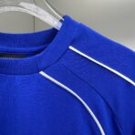 Balenciaga Paris Soccer T-Shirt Blue - Image 13