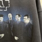 Balenciaga Rammstein drop-shoulder hoodie in black cotton with a graphic print - Image 13