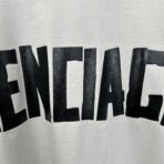 Balenciaga New Tape Type T-shirt Medium Fit in Black and White - Image 12