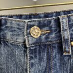 Louis Vuitton Washed Wavy Denim Trousers Jeans - Image 9