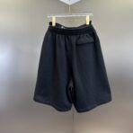 Balenciaga sweat shorts in black cotton curly fleece - Image 12