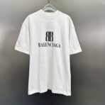 Balenciaga logo-print Cotton T-shirt | White