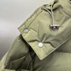 Moncler Maya Down Jacket In Olive Green Nylon - Image 6