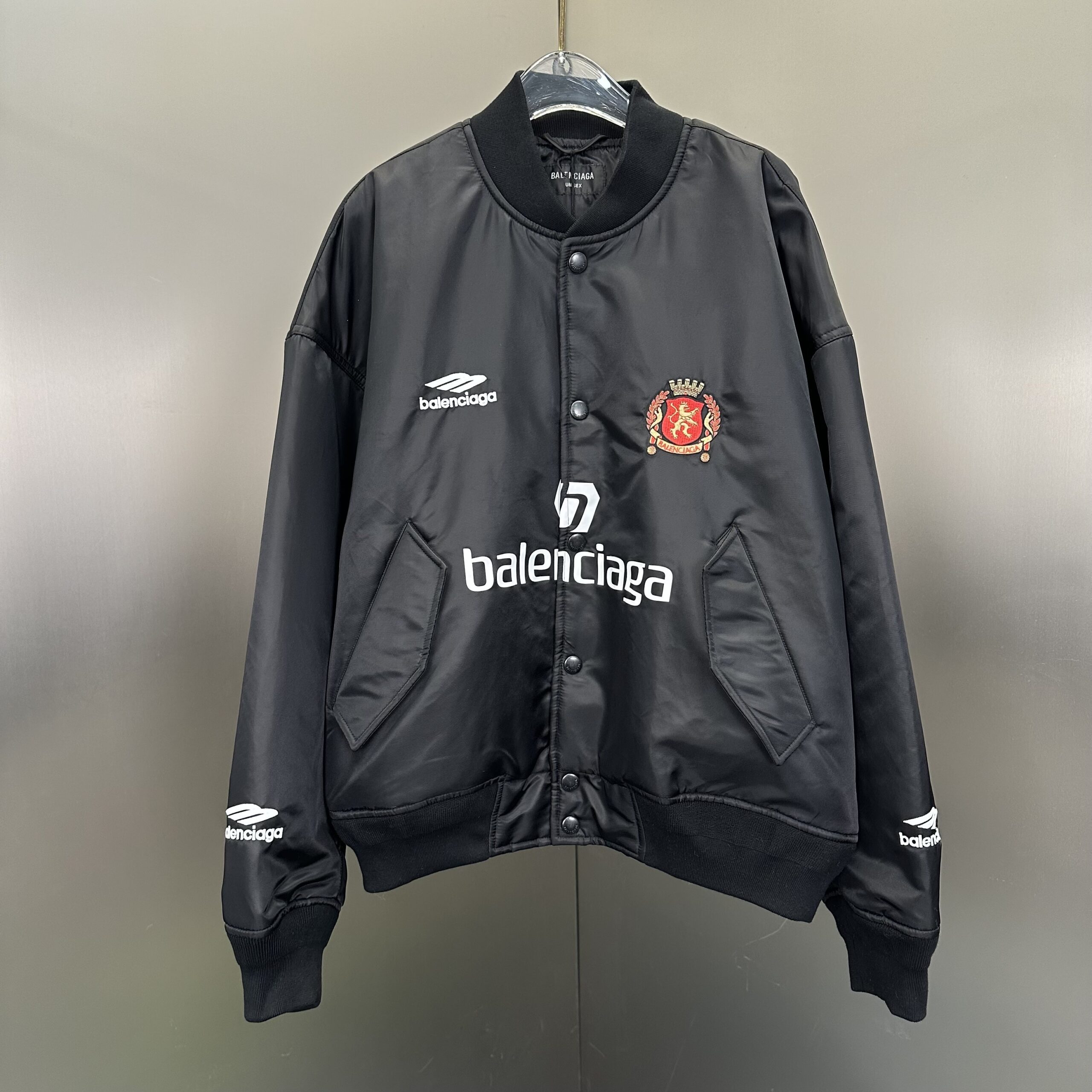 ccc1bb23 Balenciaga Soccer Varsity Jacket - Image 1