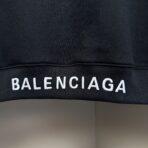 Balenciaga "I Love Balenciaga" hoodie in black cotton fleece from the SS23 collection - Image 11