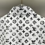 Louis Vuitton Graphic Monogram Shirt in a black and white colorway. - Image 14