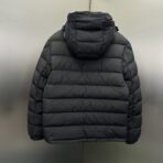 Moncler Medium Puffer Jacket Black - Image 3