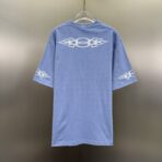 Balenciaga Burning Unity oversized T-shirt in washed-out blue vintage cotton jersey - Image 10