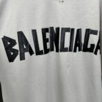 Balenciaga New Tape Type T-shirt Medium Fit in Black and White - Image 14