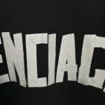 Balenciaga New Tape Type T-shirt Medium Fit in Black - Image 17