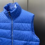 Dior Jacquard Oblique Gilet Blue - Image 8