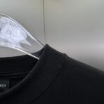 Balenciaga Flame Short Sleeve T-Shirt in washed-out black cotton-jersey - Image 13