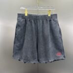 Balenciaga raw-hem denim shorts