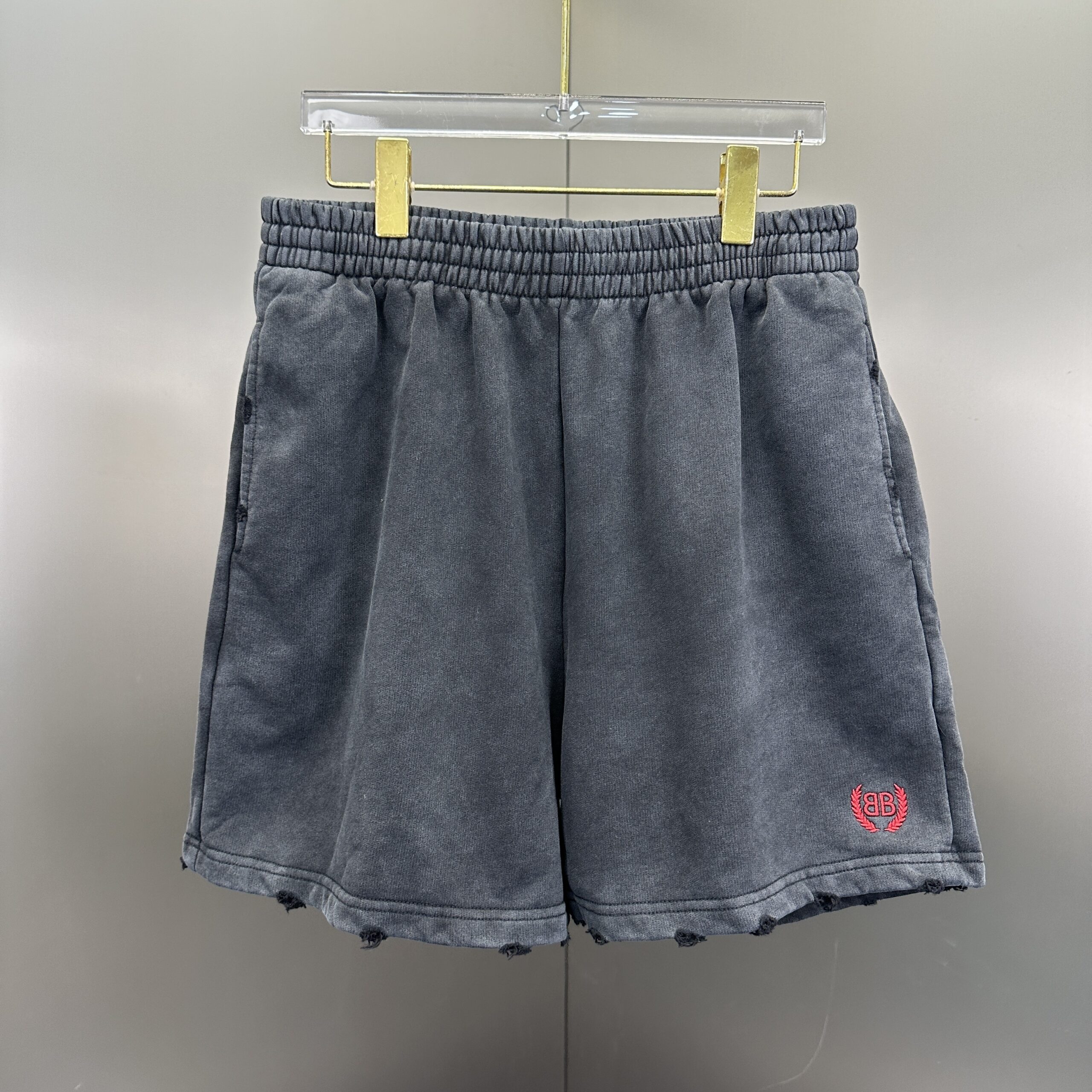 e494ece4 Balenciaga raw-hem denim shorts - Image 1