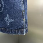 Louis Vuitton organic denim workwear overshirt with a tonal gradient effect - Image 15