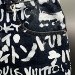 Louis Vuitton denim skate pants with an all-over graphic print - Image 13