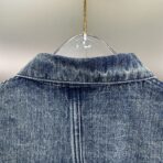 Balenciaga Deconstructed Denim Jacket in a faded blue wash - Image 14