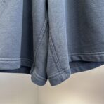 Balenciaga sweat shorts in black cotton curly fleece - Image 8