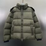 Burberry Side Logo Down Jacket Khaki