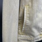 Louis Vuitton Garment-Dyed Denim Type II Trucker Jacket in pale yellow - Image 11