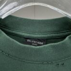 Balenciaga New Tape Type T-shirt Medium Fit in Green - Image 15