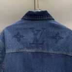 Louis Vuitton organic denim workwear overshirt with a tonal gradient effect - Image 14
