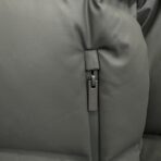 Prada Re-Nylon Hooded Down Jacket Dark Gray - Image 5