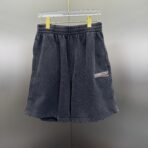 Balenciaga Political Campaign sweat shorts in black