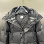 Burberry Logo Detail Hooded Puffer Jacket Black - Image 10